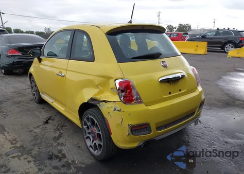 2013 Fiat 500 Sport z USA, uszkodzony, nr VIN 3C3CFFBR8DT740144